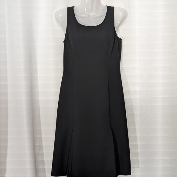 ANN TAYLOR WOMEN'S BLACK TANK TOP DRESS SIZE 2P - Picture 1 of 13